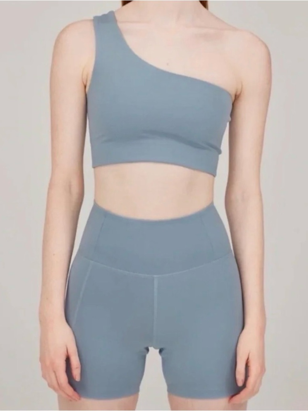 Girlfriend collective Bianca one shoulder bra